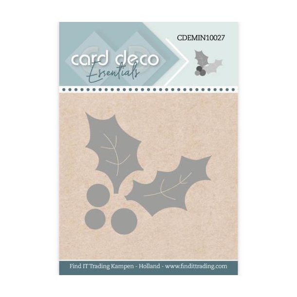 Card Deco Mini Mistelten 4,3x3,8cm