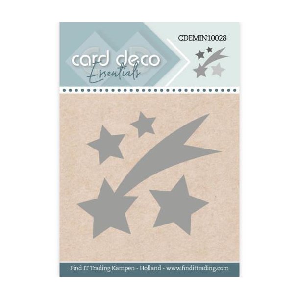 Card Deco Mini Stjerner 4,9x4,3cm