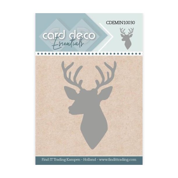 Card Deco dies Mini Dyre hoved 3,1x5cm