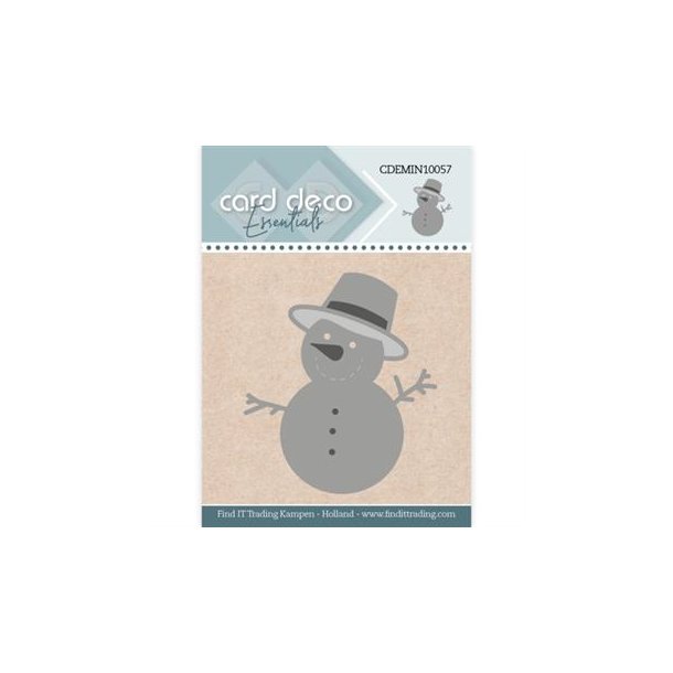 Card Deco dies mini Snemand 4,3x4,9cm