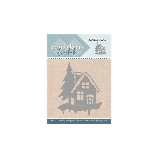 Card Deco dies mini Hus 4,2x5cm