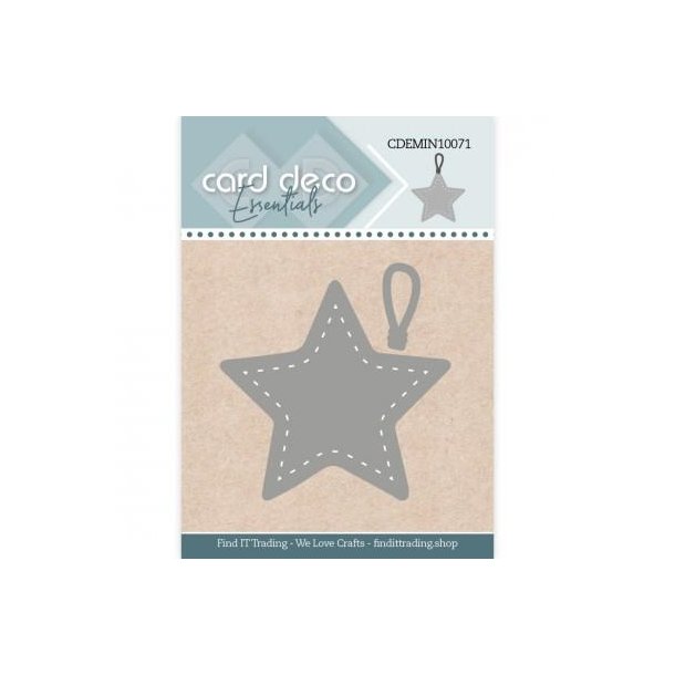 Card Deco mini dies Hanging star