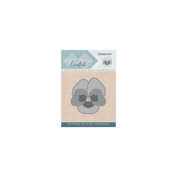 Card Deco mini dies Pansy