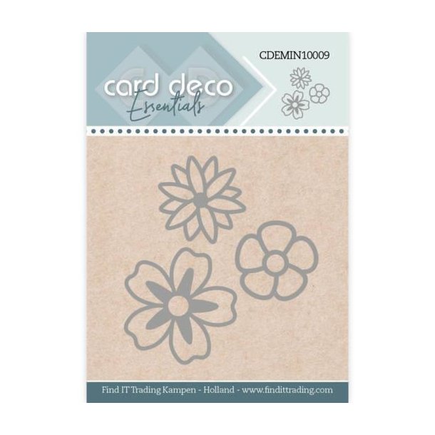 Card Deco dies mini blomst 4,5x4,8cm