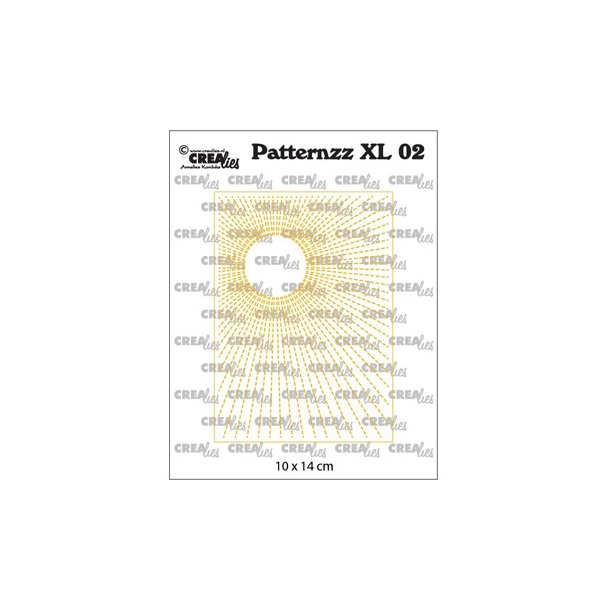  Crealies Pr�ge plade 10x14cm
