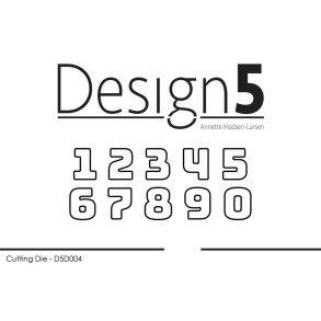 Design 5 dies Sm� tal 1: 1x1,5cm