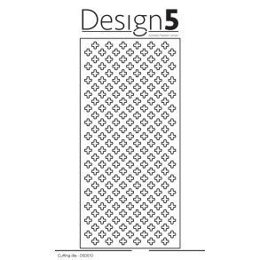 Design 5 dies Slimcard background 210x100mm