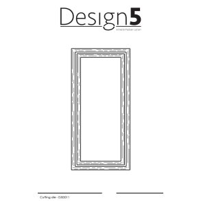 Design 5 dies Mini slimcard frames 145x70mm