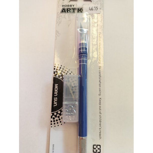 Delta kniv med h�tte + 3 blade