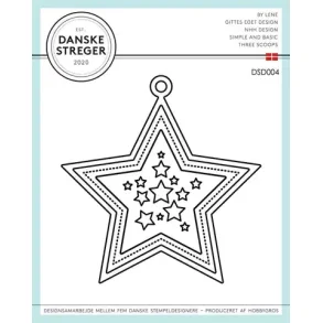Danske Streger dies Star tag 9,3x9,7xm