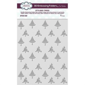  Creativ Espressons Embossingfolder Stylised Trees 14,6x19cm