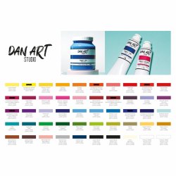 Display med Dan Art Akryl maling
