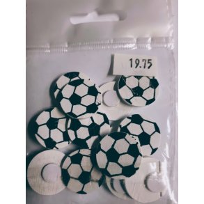 Fodbolde sm� tr� 12 stk ca 20x20mm