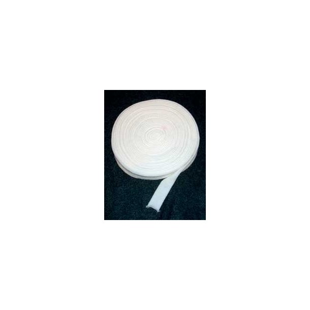 Hvid 1,5 cm tubestrik 1m