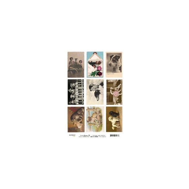 Reprint klippeark Hunde og b�rn 200 gr