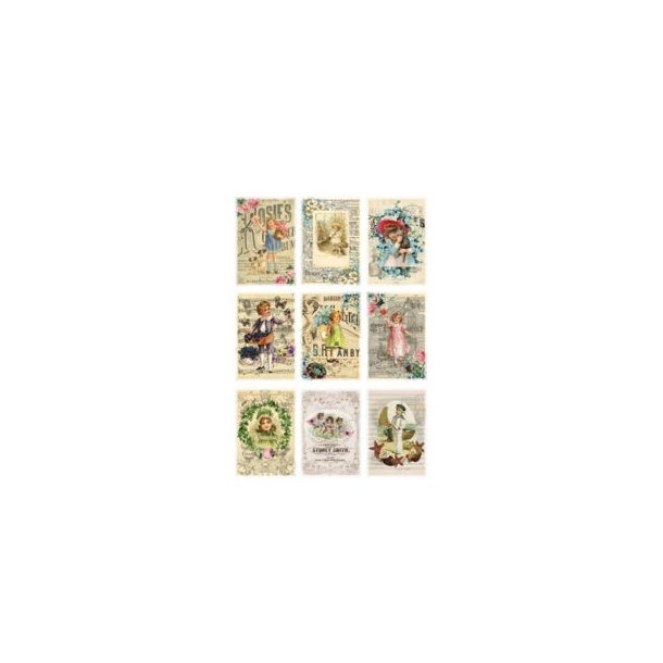 Reprint klippeark B�rn med noder 200 gr