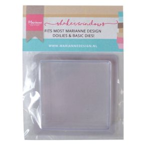 Marianne Design Shaker Window Squares 9cm 10 stk