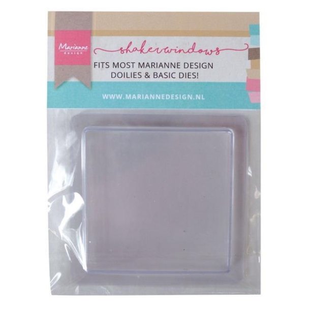  Marianne Design Shaker Window Squares 9cm 10 stk