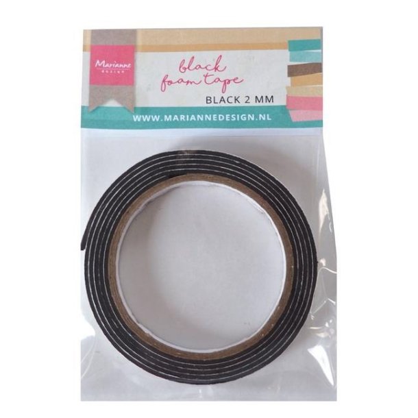  Marianne Design Black Foam Tape 2x12mm 200cm