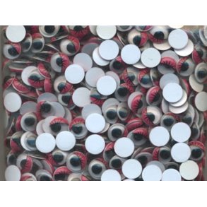 Rulle�jne med vipper og lyser�de �jenl�g 12mm Ikke selvkl�bende