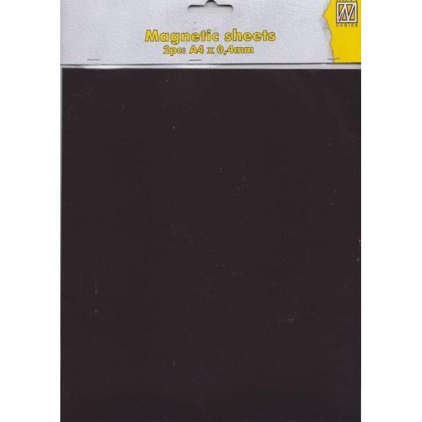 Nellie Snellen magnet ark 0,4mm 2 stk A4