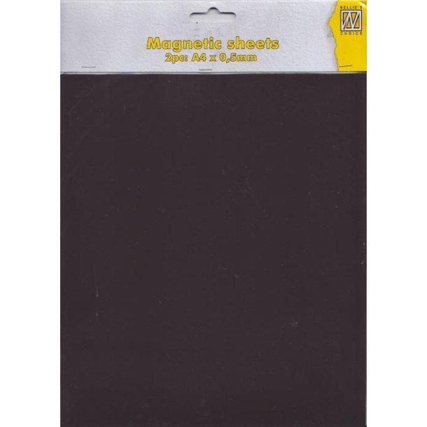 Nellie Snellen magnet ark 0,5mm 2 stk A4
