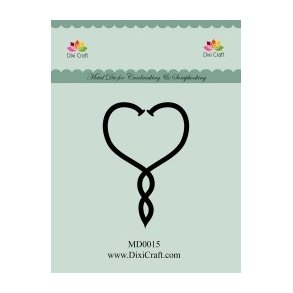  Dixi Craft die Hjerte 8,2x5,5cm