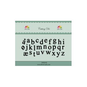 Dixi Craft die Alfabet sm� bogstaver 