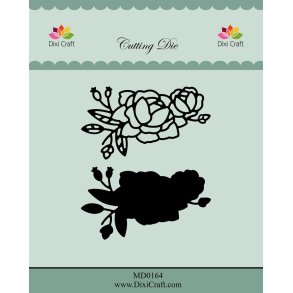  Dixi Craft die Roses with Outline-3 6,6x3,8cm