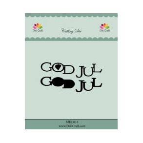  Dixi Craft die God jul 8,3x4,2cm