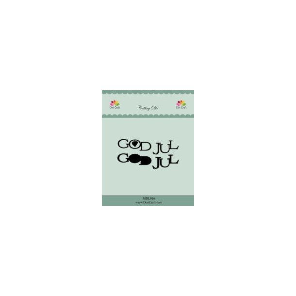  Dixi Craft die God jul 8,3x4,2cm