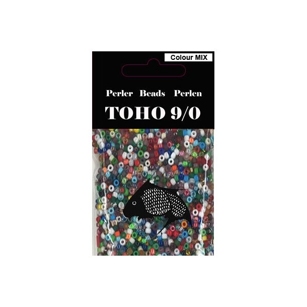 ToHo perler 9/0 40g farve Mix