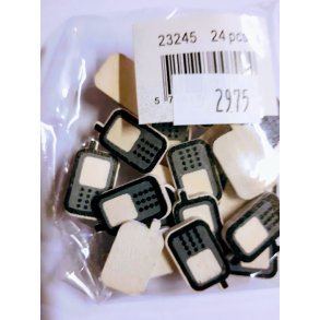 Mobiler sm� tr� 24 stk ca 11x20mm