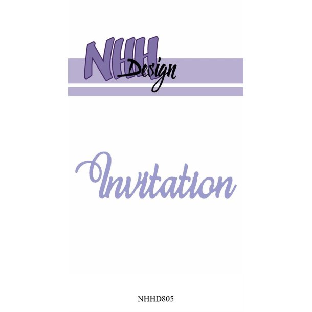 NHH dies Invitation 8,6x2,7cm