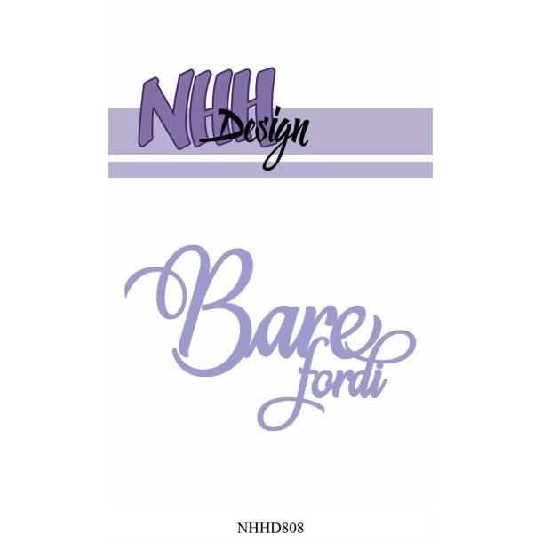  NHH Design die Bare fordi 8,4x5,5cm