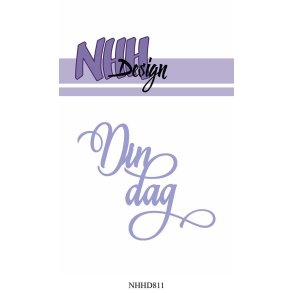  NHH Design die Din dag 8x4,5cm