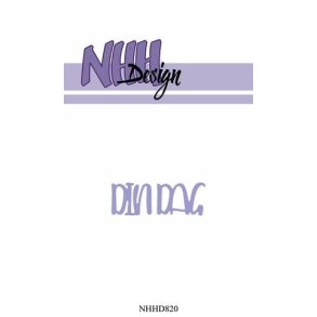 NHHD820 HNN Design die Din dg 4,9x1,9cm