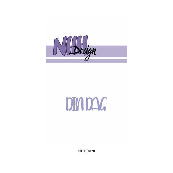 NHHD820 HNN Design die Din dg 4,9x1,9cm