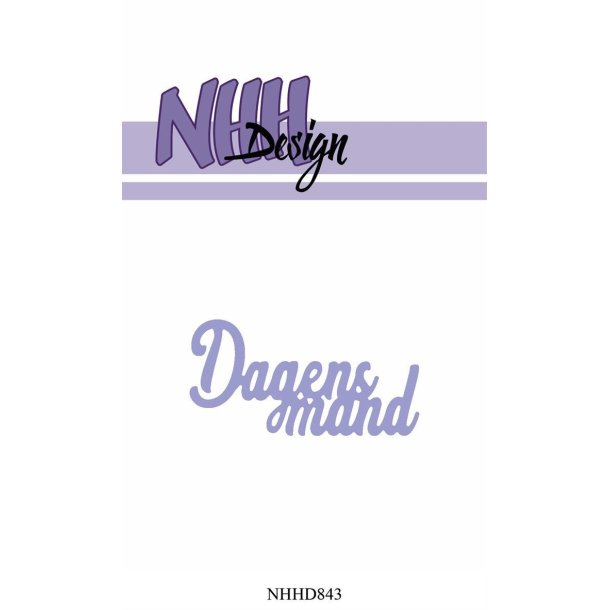  NHH Design die Dagens mand 5,9x3,1cm