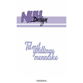  NHH Design die Mit yndlingsmenneske 6,3x3,7cm