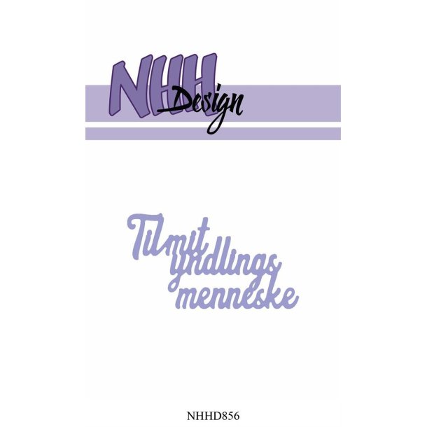  NHH Design die Mit yndlingsmenneske 6,3x3,7cm
