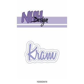  NHH Design dies Kram med dobbelt skygge 6,5x4,3cm
