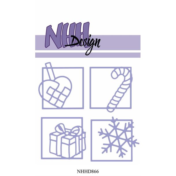  NHH Design Dies Christmas windows 4,5x4,1cm