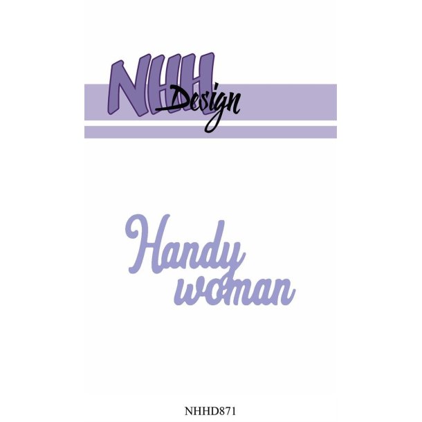 NHH Design dies Handy woman 6,3x3,5cm