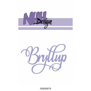 NHH Design dies Bryllup 7,8x5,2cm