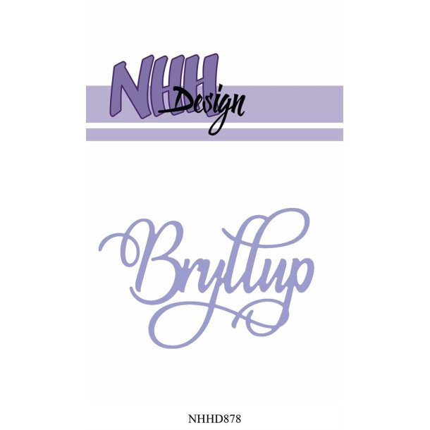NHH Design dies Bryllup 7,8x5,2cm
