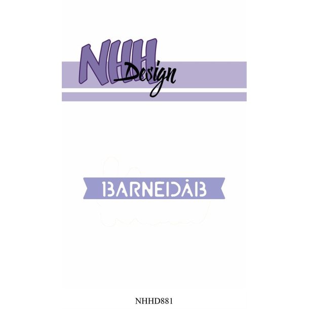  NHH Design dies Barned�b 7,2x1,3cm