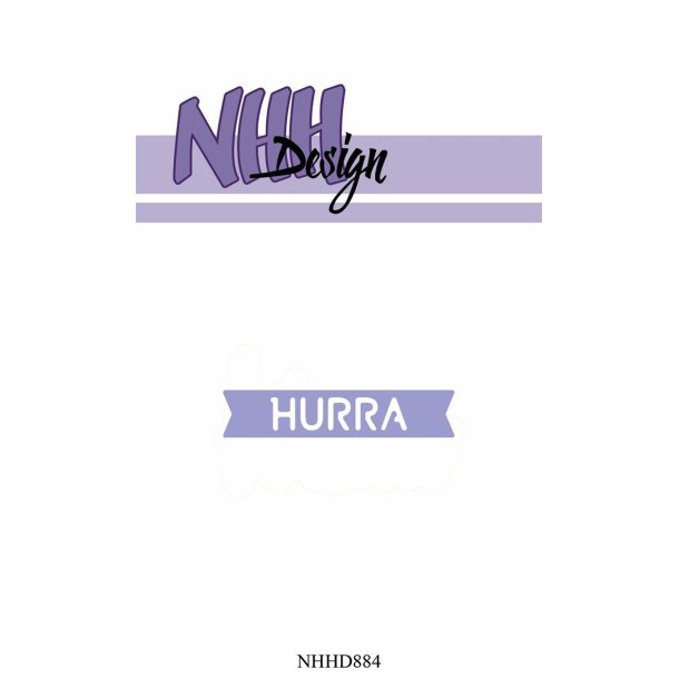  NHH Design dies Hurra 5,4x1,3cm