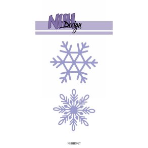 NHH Design Dies Snowflakes 6,8x6-6x6cm