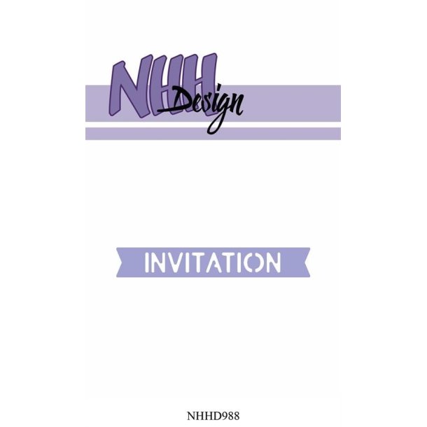 NHH Design dies Invitation 6,8x1cm